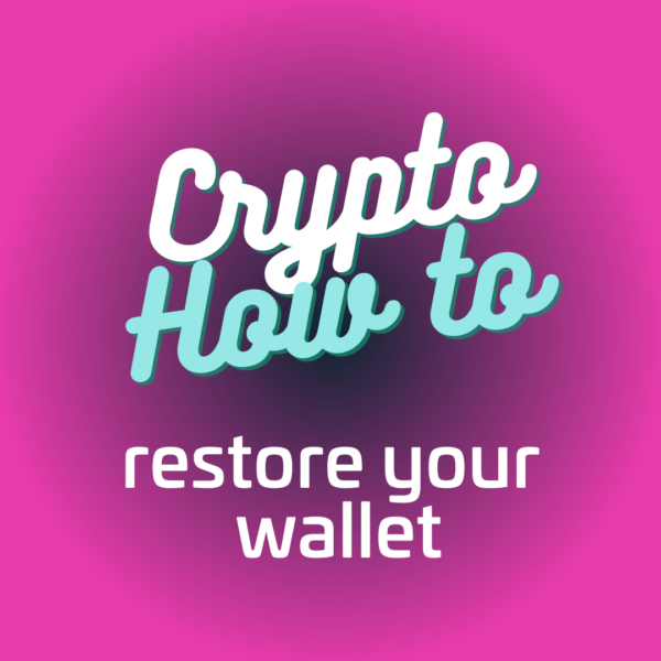 How to restore your Zumo cryptocurrency wallet